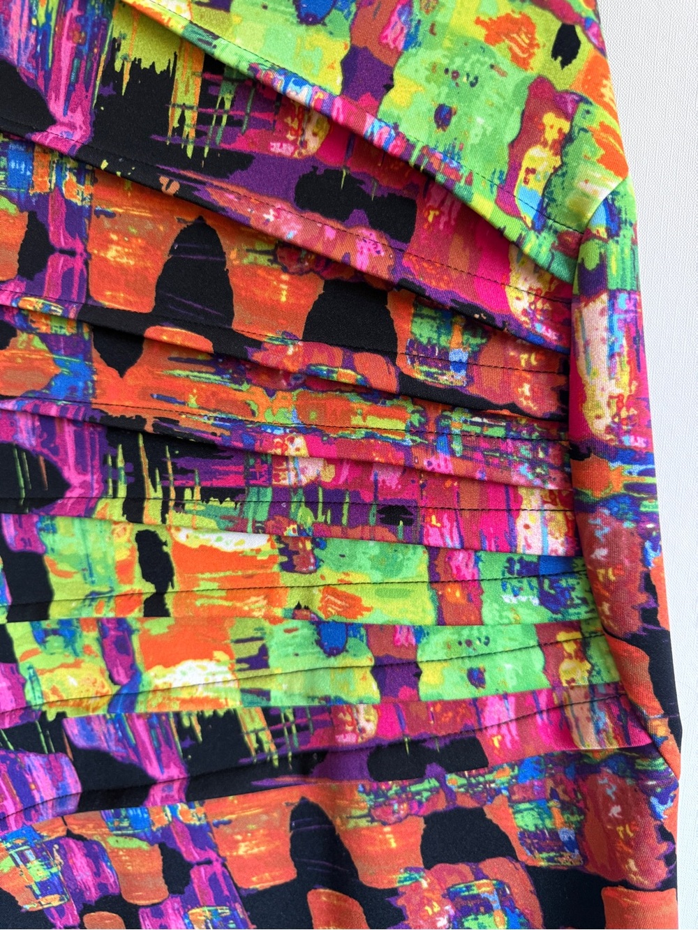 Joseph Ribkoff Abstract Print Sleeveless Midi Dress Multicolor Size 12 Canada - Picture 4 of 6